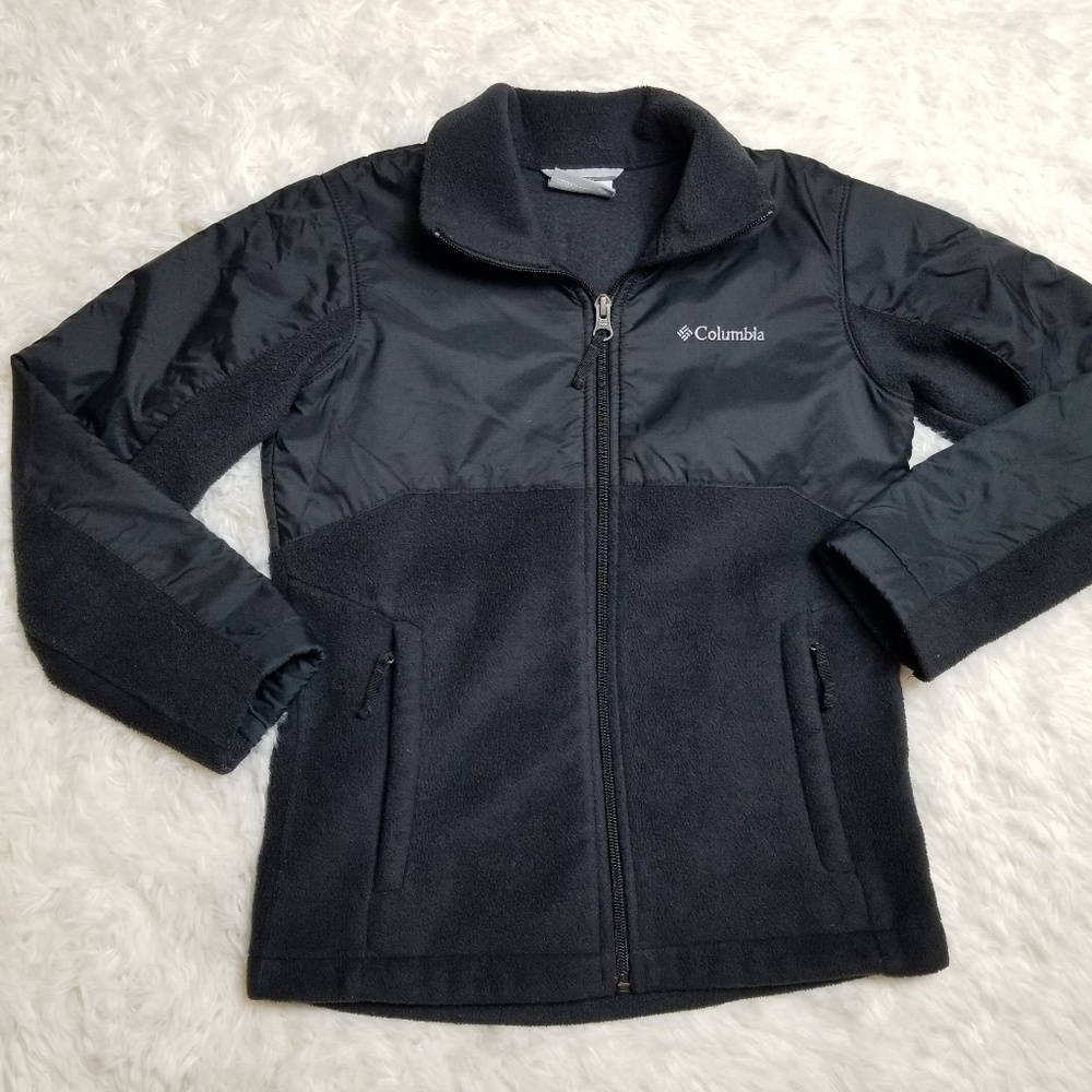 Columbia (Black) Fleece Jacket! Size (Small)